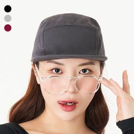 [MOEVENING] DAEDU Camp Cap: Wide Long Brim, 17cm Deep Fit, Optical Illusion Design for a Slimmer Look